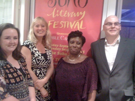 Bibliophile Team - Jackie, Annie, Wilma and Steve. We sponsored the first Soho Literary Festival.\\n\\n18/06/2019 16:49