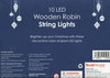 WOODEN ROBIN LED STRING LIGHTS