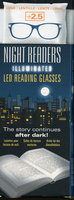 NIGHT READERS MIDNIGHT +2.5 ILLUMINATED LED READING GLASSES