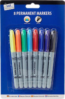 PERMANENT MARKERS Pack of 8