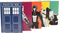 DOCTOR WHO GREETING CARDS - Assorted Colours Pack of 5