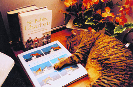 Sir Tom cat from Austria with his latest Bibliophile purchases!\\n\\n28/06/2011 14:30