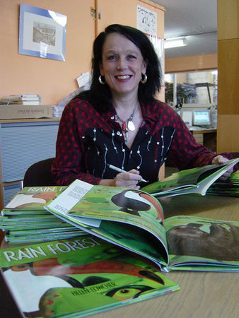 Artist and writer Helen Cowcher at a signing\\n\\n26/05/2011 09:57